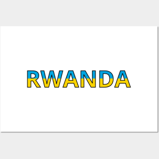 Drapeau Rwanda Posters and Art